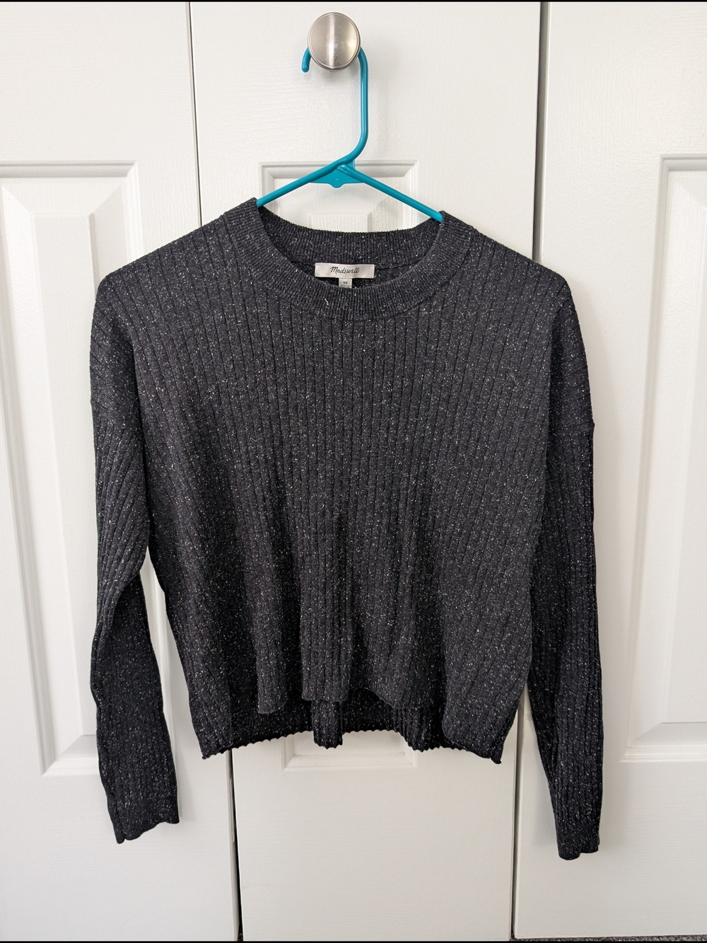 Madewell Ribbed Cropped Sweater (NWT)